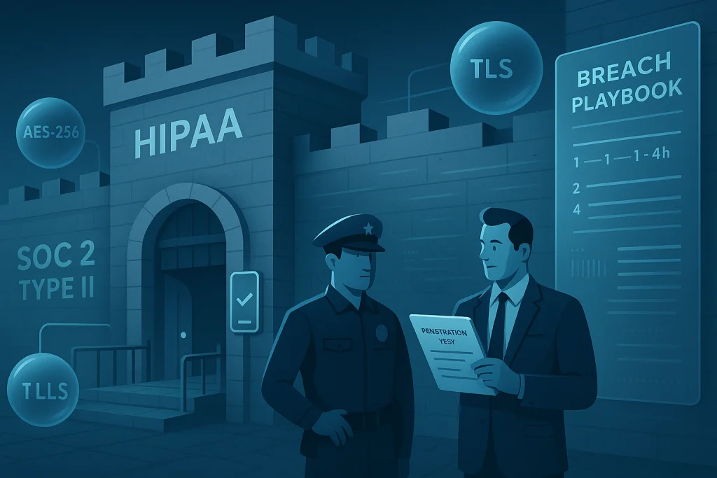 Compliance fortress protected by a vigilant insurance BPO provider
