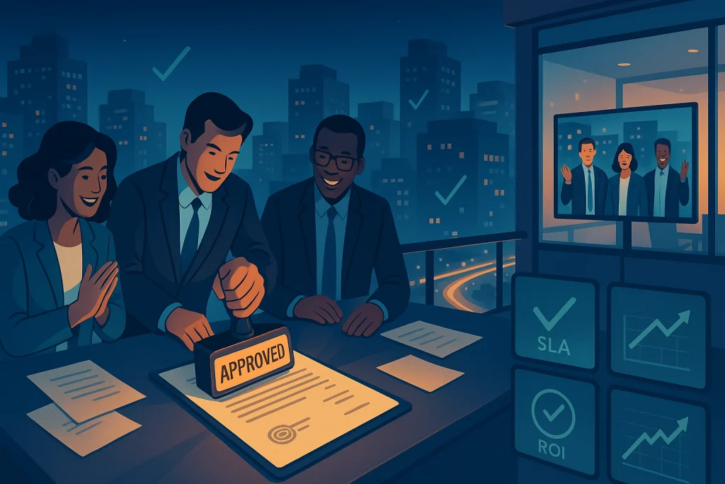Confident contract signing with a chosen insurance BPO provider
