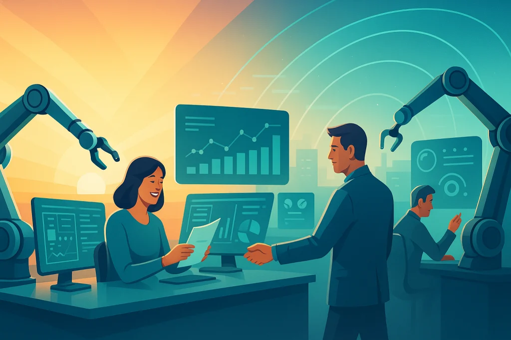 Human and AI collaboration shaping insurance outsourcing services future