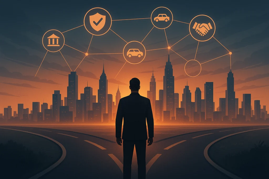 Inspiring visual of leadership and growth through insurance BPO services